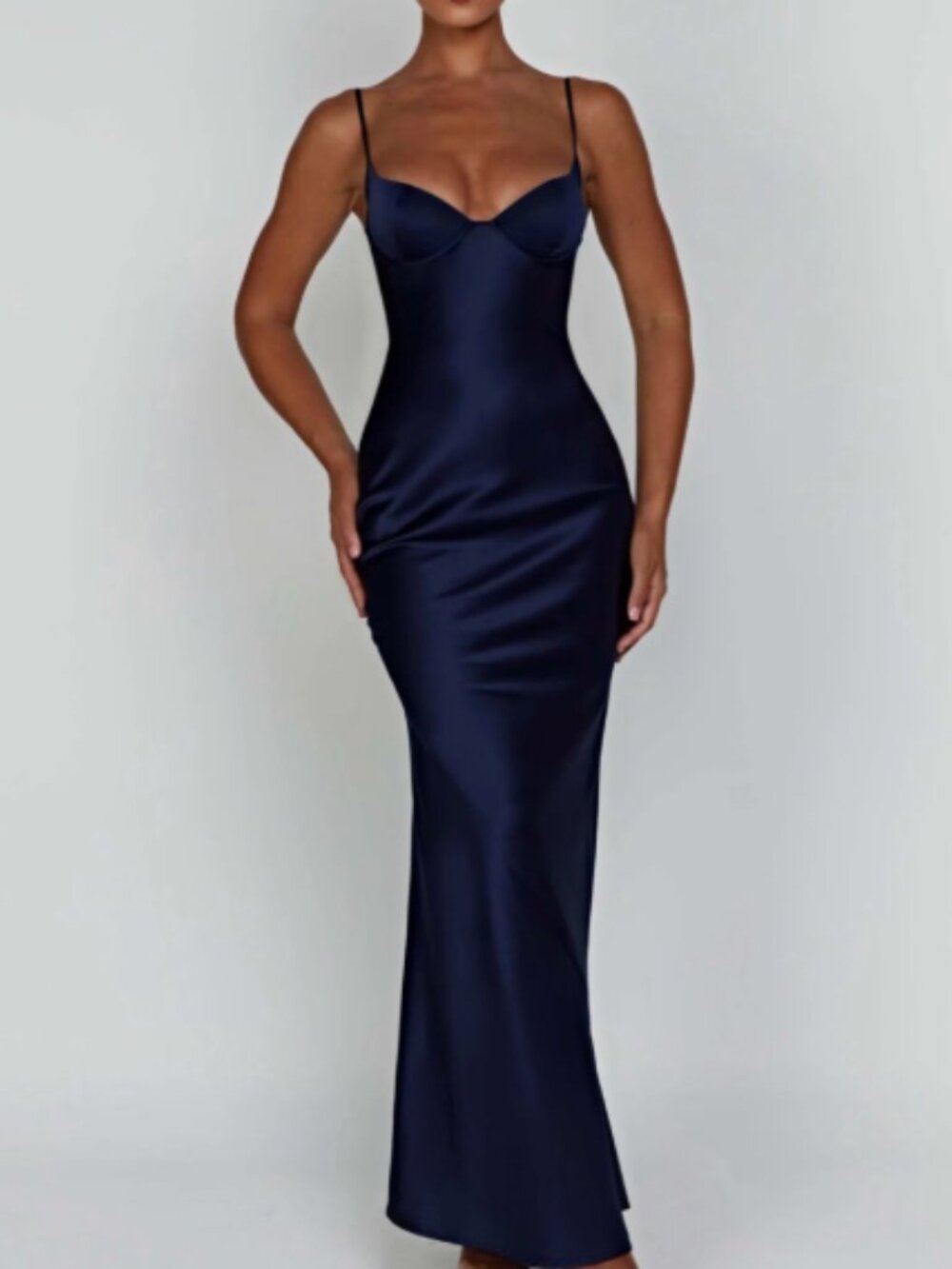 Babyboo Athena Maxi Dress XS -Navy